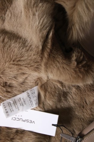 Дамско кожено яке Vespucci by VSP, Размер S, Цвят Бежов, Цена 2 056,75 лв.