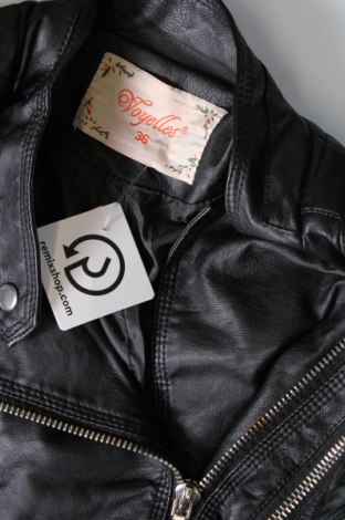 Dámska kožená bunda  Voyelles, Veľkosť S, Farba Čierna, Cena  15,28 €