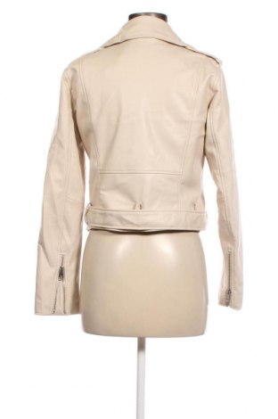 Damen Lederjacke Zara, Größe M, Farbe Ecru, Preis 19,97 €