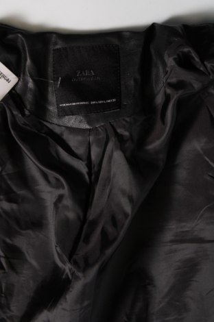 Geacă de piele pentru femei Zara, Mărime M, Culoare Negru, Preț 94,41 Lei