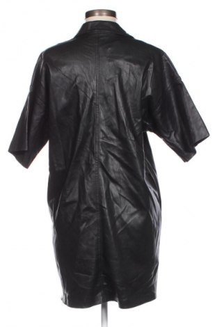 Дамско кожено яке Zara Knitwear, Размер L, Цвят Черен, Цена 30,75 лв.