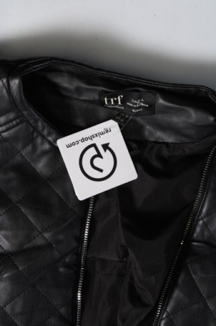 Γυναικείο δερμάτινο μπουφάν Zara Trafaluc, Μέγεθος M, Χρώμα Μαύρο, Τιμή 19,02 €
