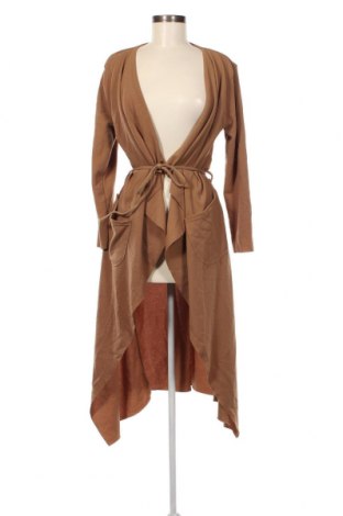Дамско палто, Размер XL, Цвят Кафяв, Цена 35,20 лв.