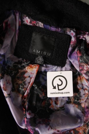 Дамско палто Amisu, Размер M, Цвят Черен, Цена 69,55 лв.