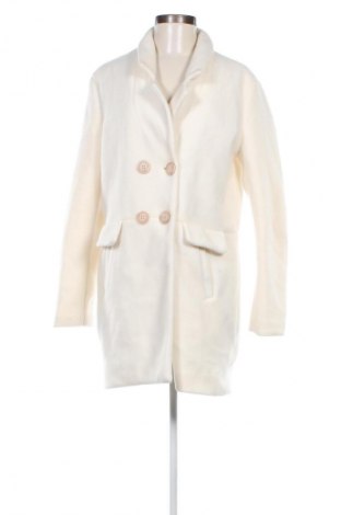 Дамско палто Amisu, Размер M, Цвят Бял, Цена 66,34 лв.