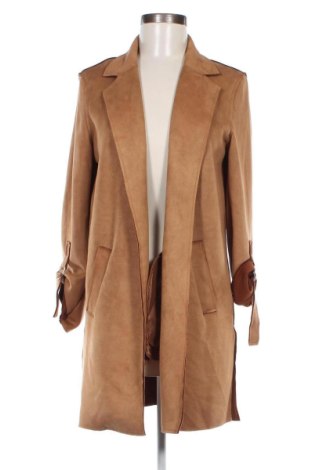 Palton de femei Bershka, Mărime S, Culoare Maro, Preț 105,27 Lei