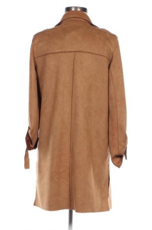 Palton de femei Bershka, Mărime S, Culoare Maro, Preț 115,79 Lei
