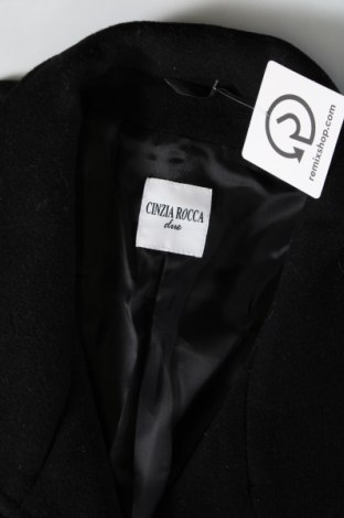 Дамско палто Cinzia Rocca, Размер L, Цвят Черен, Цена 539,00 лв.