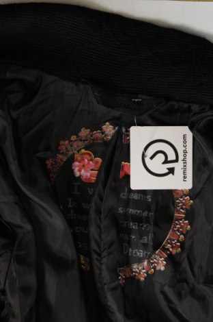 Γυναικείο παλτό Desigual, Μέγεθος M, Χρώμα Μαύρο, Τιμή 29,69 €