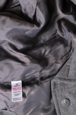 Γυναικείο παλτό Dorothy Perkins, Μέγεθος M, Χρώμα Γκρί, Τιμή 30,15 €
