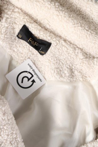 Γυναικείο παλτό F&F, Μέγεθος XL, Χρώμα Λευκό, Τιμή 42,67 €