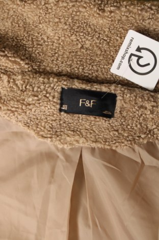 Дамско палто F&F, Размер M, Цвят Бежов, Цена 69,55 лв.