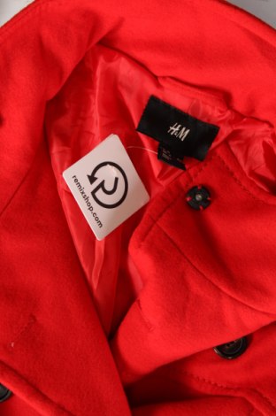 Palton de femei H&M, Mărime M, Culoare Roșu, Preț 218,22 Lei