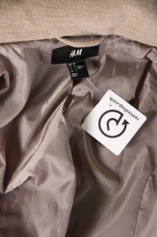 Дамско палто H&M, Размер M, Цвят Бежов, Цена 80,65 лв.