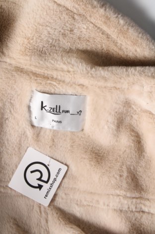 Γυναικείο παλτό K.zell, Μέγεθος L, Χρώμα  Μπέζ, Τιμή 29,92 €