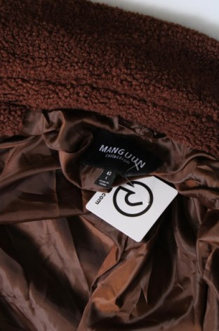 Дамско палто Manguun, Размер L, Цвят Кафяв, Цена 66,34 лв.