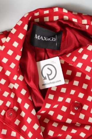 Дамско палто Max&Co., Размер XS, Цвят Червен, Цена 205,00 лв.
