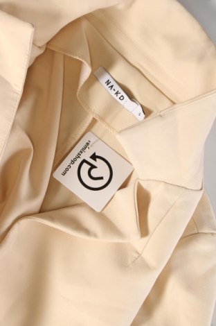 Γυναικείο παλτό NA-KD, Μέγεθος S, Χρώμα Εκρού, Τιμή 18,37 €