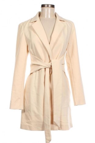 Γυναικείο παλτό NA-KD, Μέγεθος S, Χρώμα Εκρού, Τιμή 33,40 €
