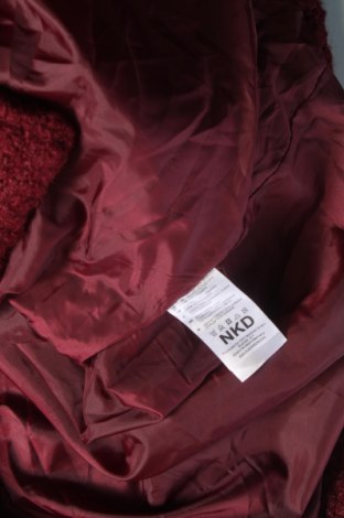 Дамско палто Nkd, Размер XXL, Цвят Червен, Цена 74,90 лв.
