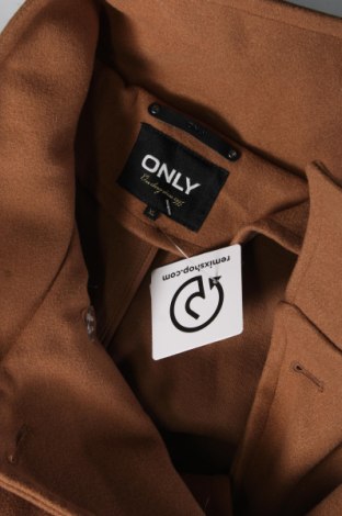 Дамско палто ONLY, Размер XL, Цвят Кафяв, Цена 34,10 лв.