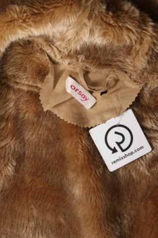 Дамско палто Orsay, Размер XS, Цвят Бежов, Цена 69,55 лв.
