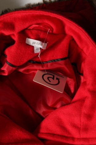 Dámský kabát  Phildar, Velikost M, Barva Červená, Cena  547,00 Kč