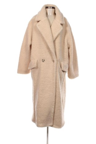 Γυναικείο παλτό Pull&Bear, Μέγεθος XL, Χρώμα Εκρού, Τιμή 57,63 €