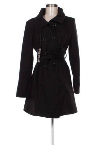 Palton de femei River Island, Mărime L, Culoare Negru, Preț 235,99 Lei