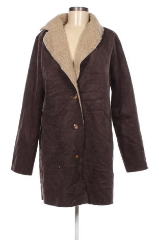 Dámský kabát  SHEIN, Velikost XL, Barva Hnědá, Cena  1 058,00 Kč