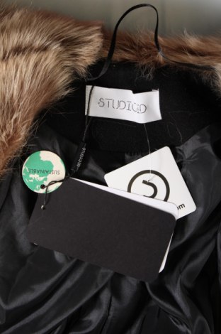 Дамско палто STUDIO ID, Размер S, Цвят Черен, Цена 741,00 лв.