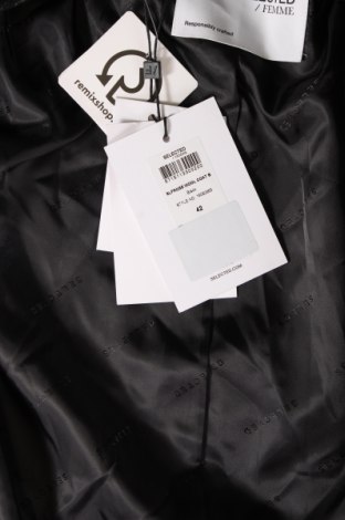 Γυναικείο παλτό Selected Femme, Μέγεθος L, Χρώμα Μαύρο, Τιμή 115,26 €