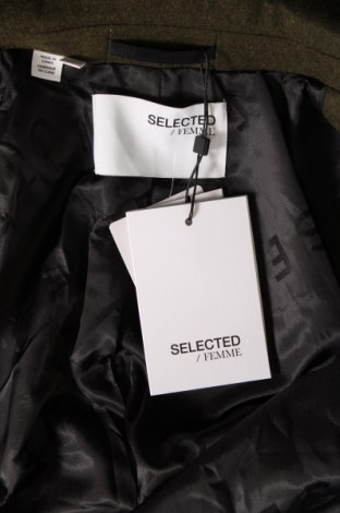 Damenmantel Selected Femme, Größe M, Farbe Grün, Preis 167,57 €