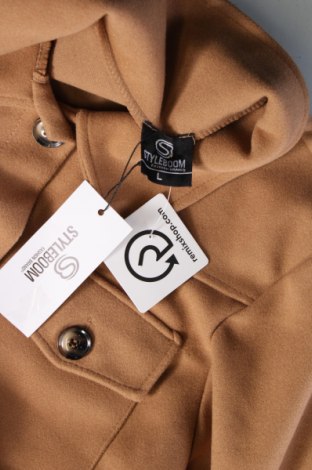 Γυναικείο παλτό Styleboom, Μέγεθος L, Χρώμα Καφέ, Τιμή 35,46 €
