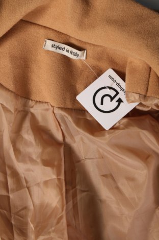 Női kabát Styled In Italy, Méret XL, Szín Bézs, Ár 17 645 Ft