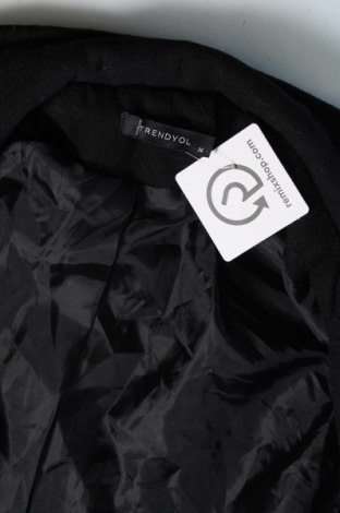 Palton de femei Trendyol, Mărime S, Culoare Negru, Preț 477,24 Lei