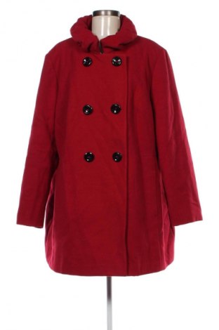 Дамско палто Ulla Popken, Размер XXL, Цвят Червен, Цена 41,60 лв.