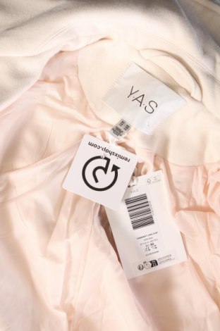 Γυναικείο παλτό Y.A.S, Μέγεθος XS, Χρώμα Εκρού, Τιμή 153,79 €