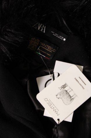 Palton de femei Zara, Mărime L, Culoare Negru, Preț 307,90 Lei
