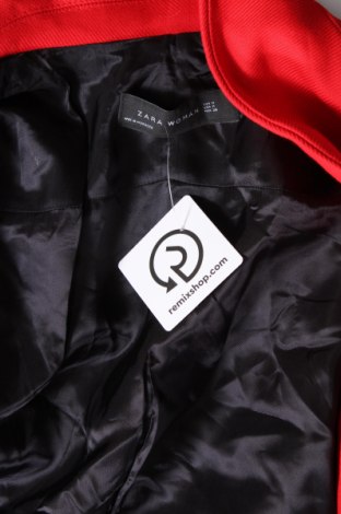 Palton de femei Zara, Mărime M, Culoare Roșu, Preț 99,51 Lei