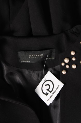 Дамско палто Zara, Размер S, Цвят Черен, Цена 98,25 лв.