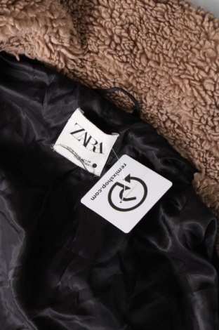 Дамско палто Zara, Размер M, Цвят Кафяв, Цена 42,16 лв.