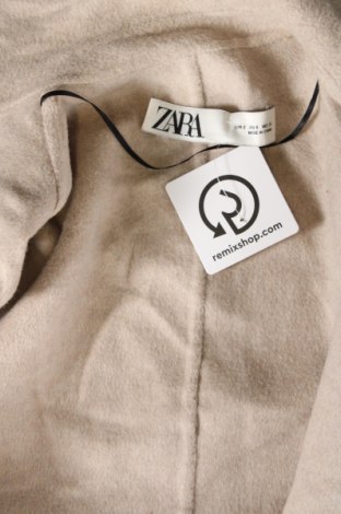 Dámský kabát  Zara, Velikost S, Barva Béžová, Cena  705,00 Kč