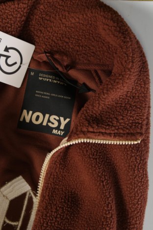 Γυναικείο μπουφάν fleece Noisy May, Μέγεθος M, Χρώμα Καφέ, Τιμή 15,88 €