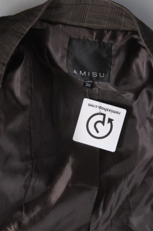Γυναικείο σακάκι Amisu, Μέγεθος S, Χρώμα Καφέ, Τιμή 14,97 €