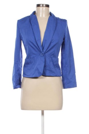 Γυναικείο σακάκι Bershka, Μέγεθος S, Χρώμα Μπλέ, Τιμή 14,97 €