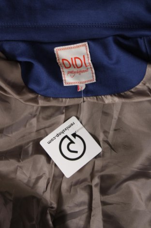 Γυναικείο σακάκι Didi, Μέγεθος M, Χρώμα Μπλέ, Τιμή 13,61 €