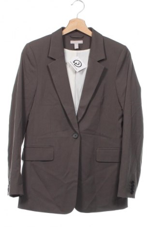 Дамско сако H&M, Размер XS, Цвят Сив, Цена 28,97 лв.