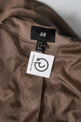 Γυναικείο σακάκι H&M, Μέγεθος L, Χρώμα  Μπέζ, Τιμή 14,97 €