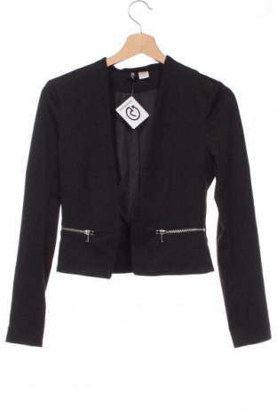 Damen Blazer H&M Divided, Größe XS, Farbe Schwarz, Preis 11,99 €